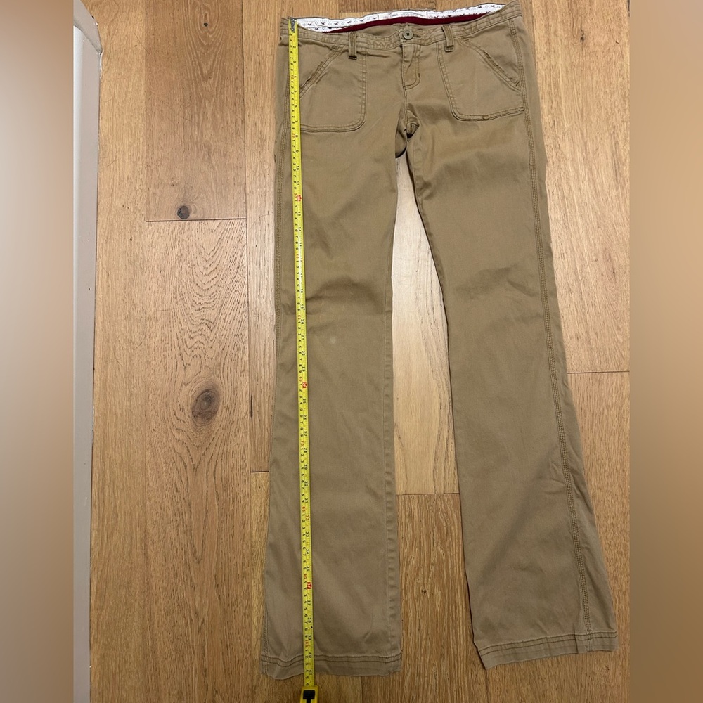 Y2K Hollister Low Rise Flare Khaki Utility Pants - Picture 12 of 14
